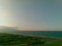 Vista dalla camera al tramonto